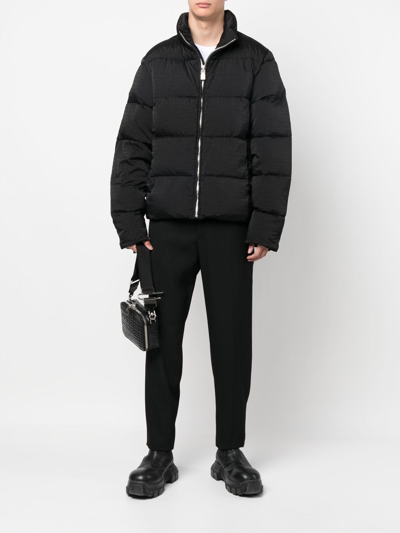 Shop Givenchy 4g Zip Mid Weight Down Jacket