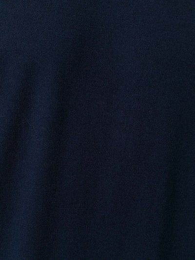 Shop Brunello Cucinelli Cashmete Roll Neck Sweater In Blue