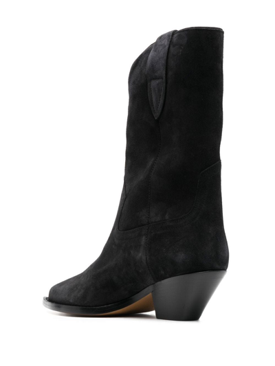 Shop Isabel Marant Dahope Leather Boots