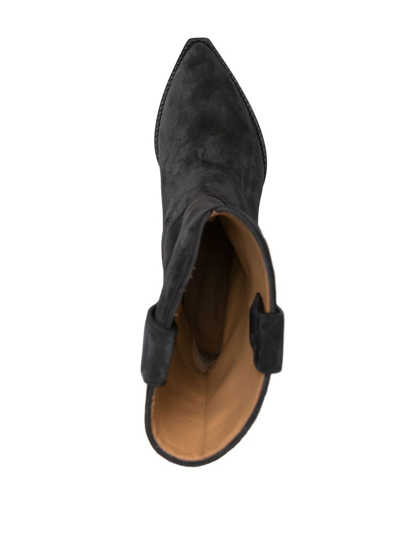 Shop Isabel Marant Dahope Leather Boots