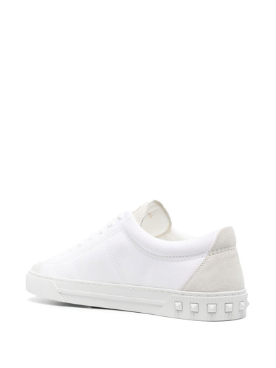 Shop Valentino Cityplanet Sneakers In White