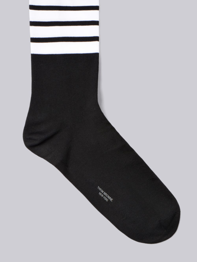 Shop Thom Browne Cotton Blend Mid Socks