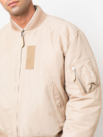 Shop Burberry Graves Jacket In Beige