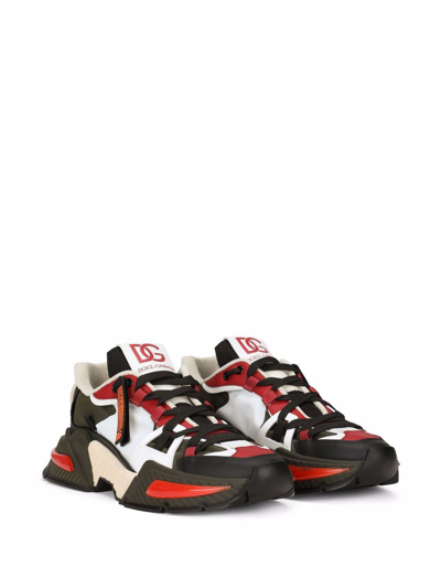 Shop Dolce & Gabbana Logo Sneakers In Multicolor