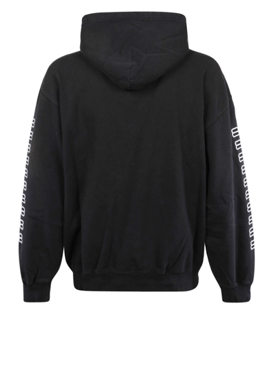 Shop Balenciaga Logo Sweatshirt In Black