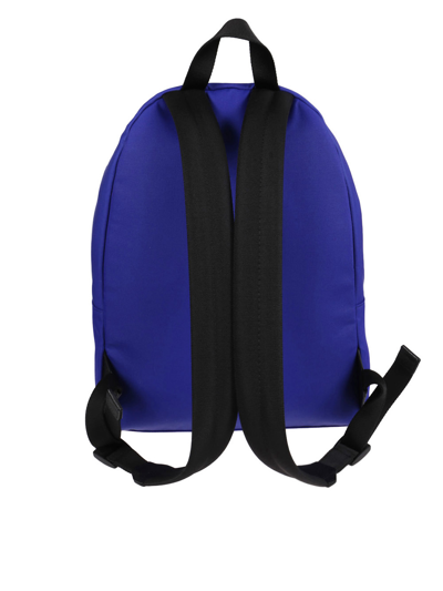 Shop Givenchy Cotton Backpack In Blue