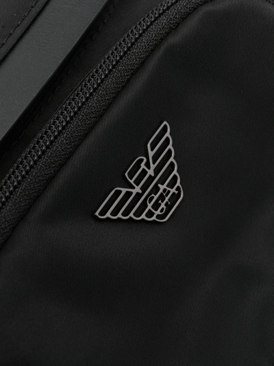 Shop Emporio Armani Recycled Nylon Logo Beltbag