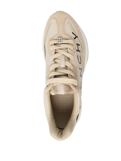 Shop Givenchy Giv Runner Sneakers In Beige