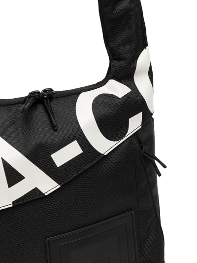 Shop A-cold-wall* Typographic Ripstop Cross Body In Black