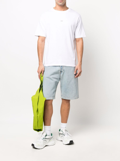 Shop Apc Kyle Organic Cotton T-shirt In White