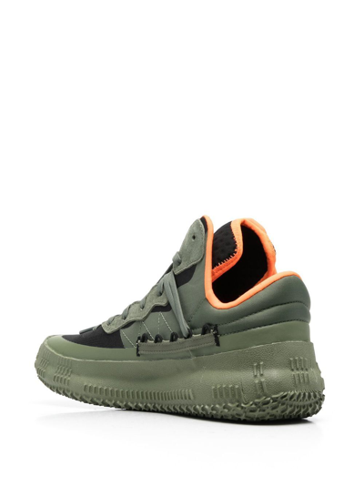 Shop Brand Black Rare Metal Ii Sneakers In Green