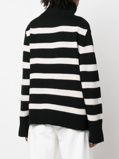 Shop Allude Mockneck Cashmere Sweater