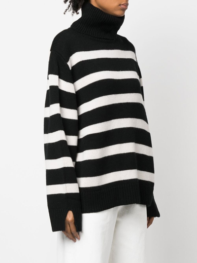 Shop Allude Mockneck Cashmere Sweater