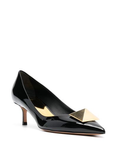 Shop Valentino One Stud Patent Leather Pumps