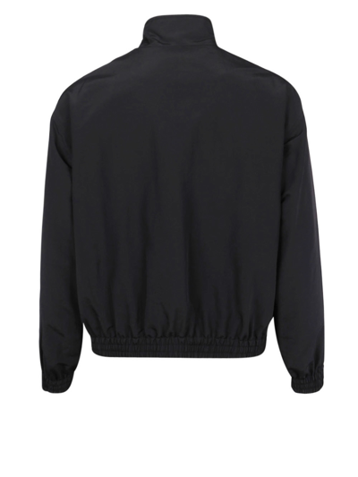 Shop Balenciaga Jacket With Logo In Black