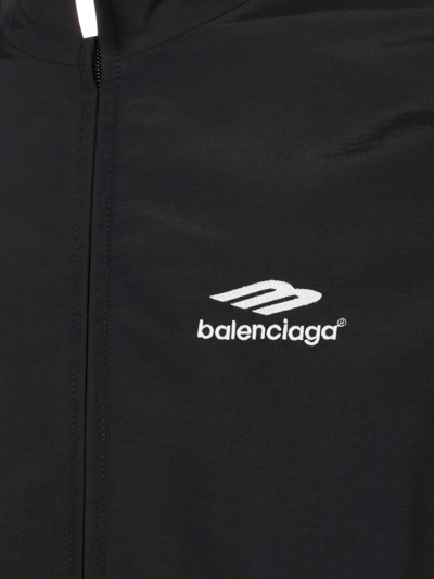Shop Balenciaga Jacket With Logo In Black