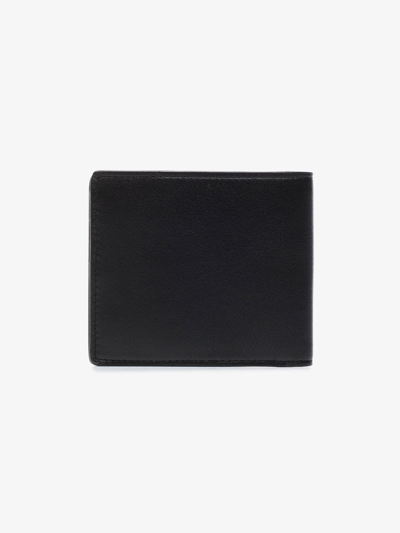 Shop Versace Leather Wallet In Black