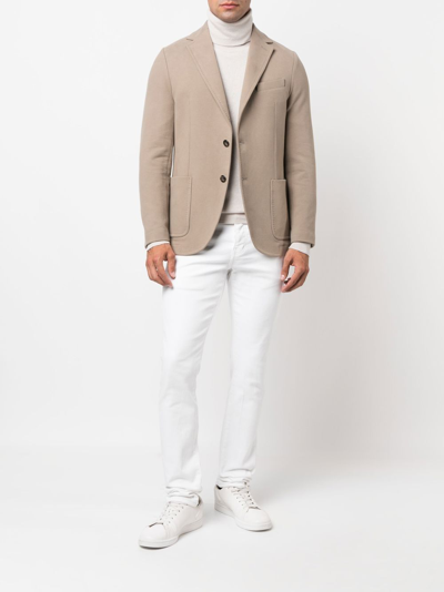 Shop Paul Smith High Neck Sweater In White