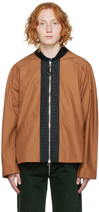 Namacheko Brown Haneke Jacket In Chestnut Brown