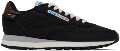Shop Reebok Black Classic Sneakers In Core Black/chalk/bru