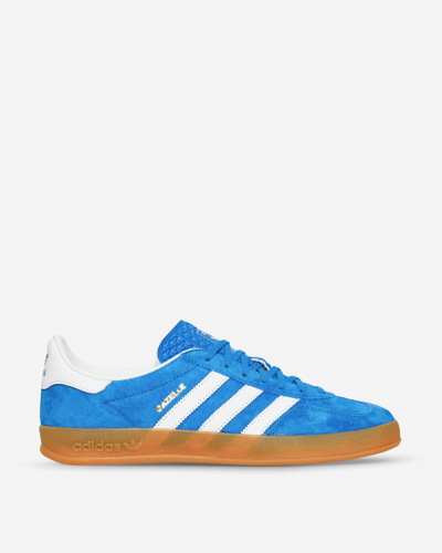 Shop Adidas Originals Gazelle Indoor Sneakers Blue In Multicolor
