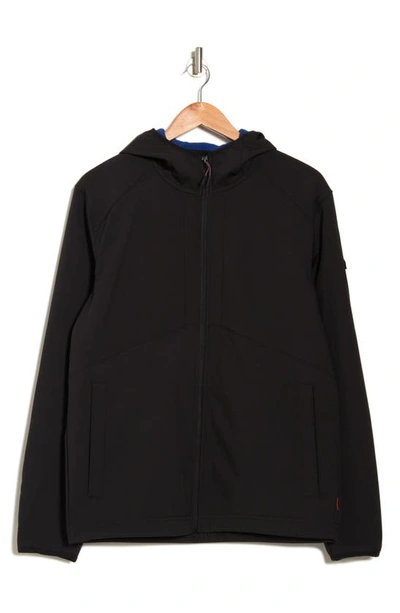 Hawke And Co Flex Soft Shell Hooded Jacket In Black | ModeSens