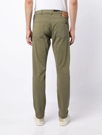 Shop Ps By Paul Smith Slim-cut Mid-rise Jeans In Green