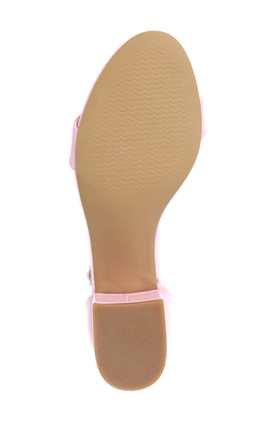 Shop Steve Madden Irenee Ankle Strap Sandal In Pink Patent