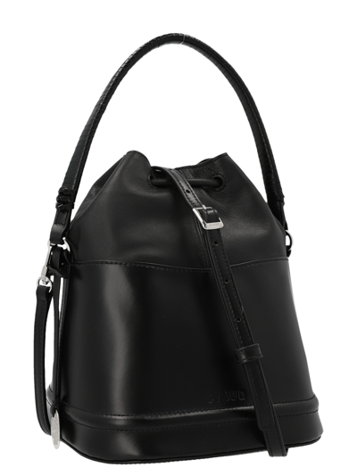 Shop Staud Anges Bucket Bag In Black