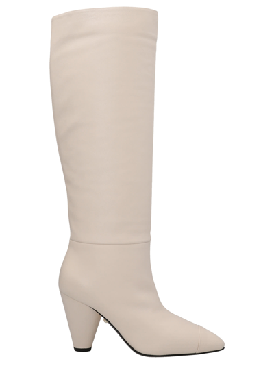 Shop Alevì Naty Boots In White