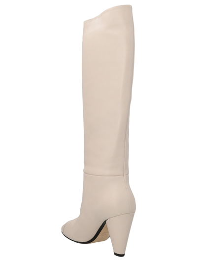 Shop Alevì Naty Boots In White