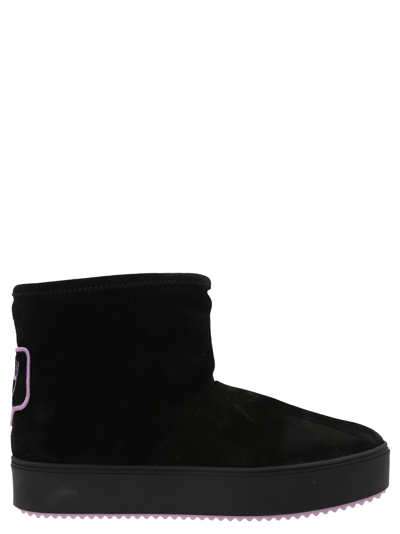 Shop Chiara Ferragni Eyelike Ankle Boots In Black