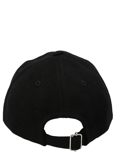 Shop Apc Logo Embroidery Cap In Black