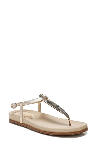 Shop Sam Edelman Naomi Sandal In Gold Leaf