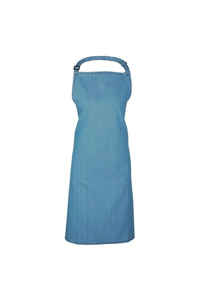 Shop Premier Colours Bib Apron/workwear (blue Denim) (one Size)