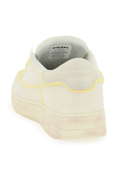 Shop Diesel S-sinna Low Sneakers In White