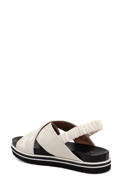 Linea Paolo Rhea Sandal In Ivory Camo Print Leather