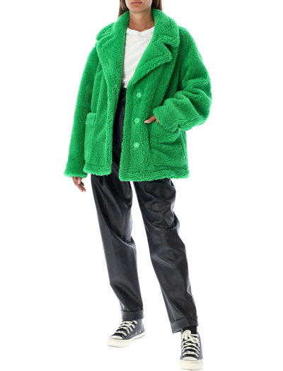 Shop Stand Studio Marina Jacket In Bright Green