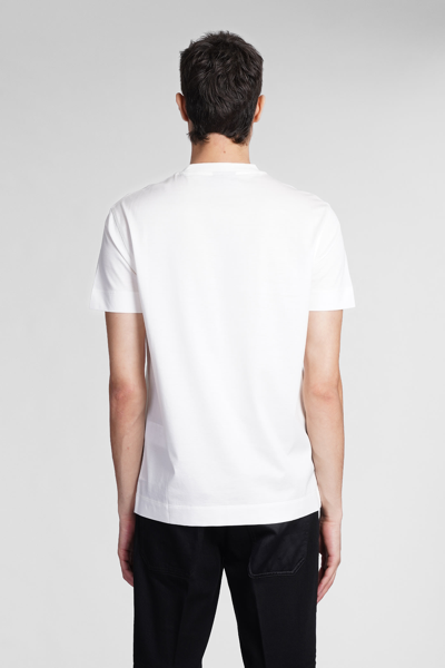 Shop Emporio Armani T-shirt In White Cotton