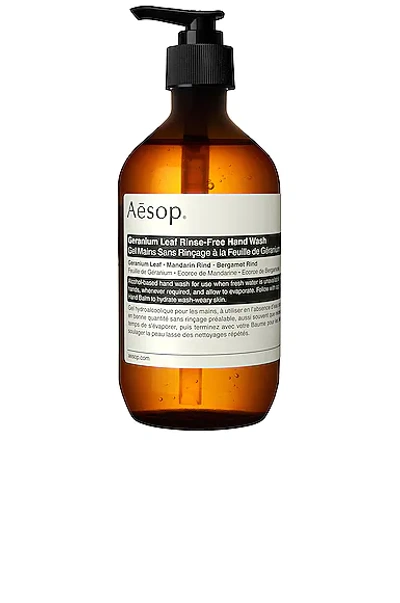 Shop Aesop Geranium Leaf Rinse Free 500ml Hand Wash In N,a