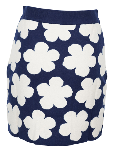 Shop Kenzo Skirt Clothing In Blue