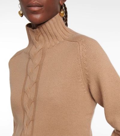 Shop 's Max Mara Oceania Wool And Cashmere Sweater In Camel