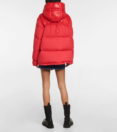 Shop Moncler Etival Down Jacket In Red