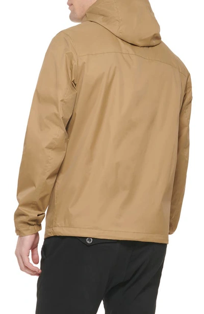 Tommy Hilfiger Tommy Rain Slicker Jacket In Khaki