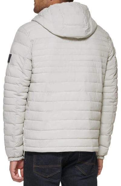 Tommy Hilfiger Quilted Zip Jacket In Ice