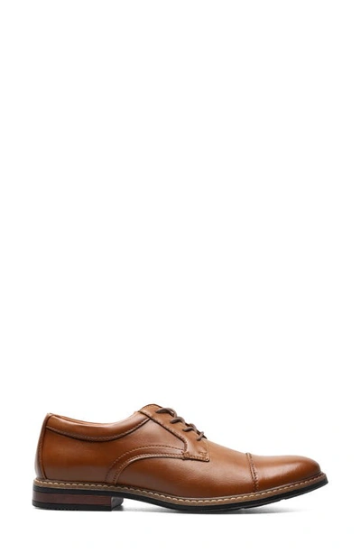Nunn Bush Carmelo Cap Toe Derby In Cognac