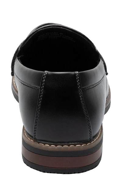 Nunn Bush Carmelo Moc Toe Slip-on Shoe In Black