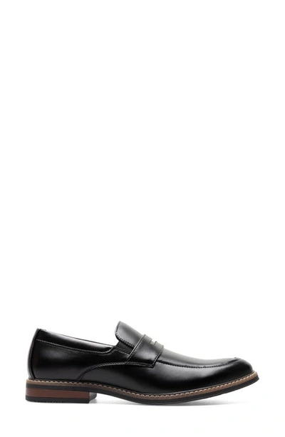 Nunn Bush Carmelo Moc Toe Slip-on Shoe In Black