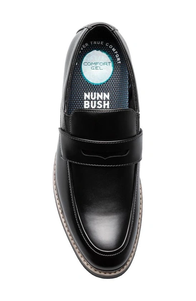 Nunn Bush Carmelo Moc Toe Slip-on Shoe In Black