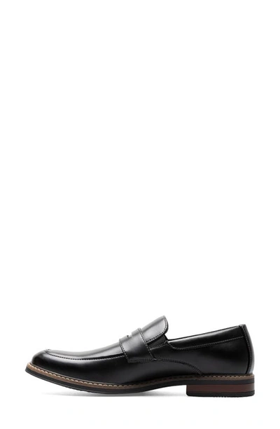 Nunn Bush Carmelo Moc Toe Slip-on Shoe In Black